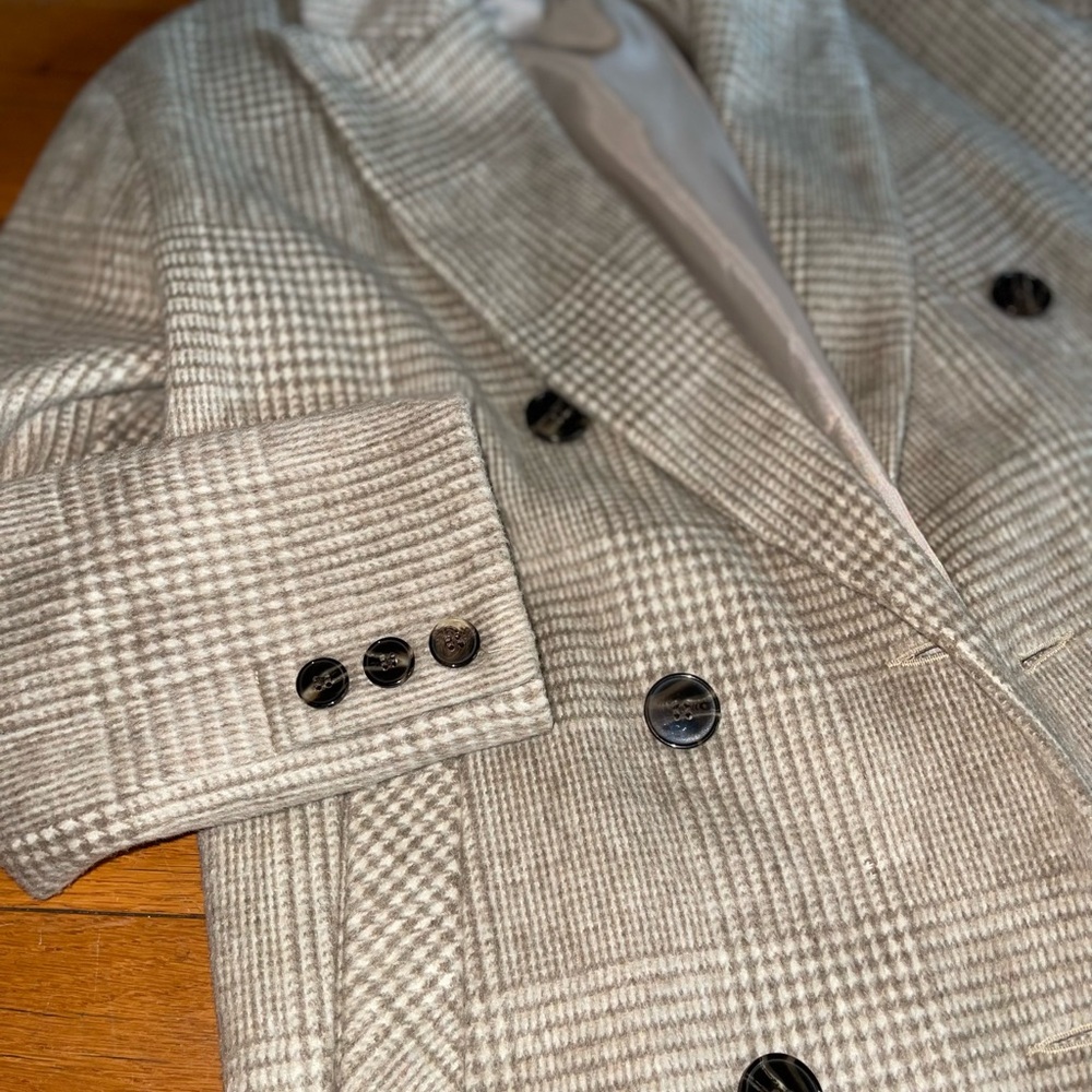 Primark Cream Houndstooth Blazer